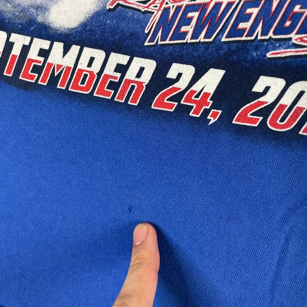 T-Shirt Mens XL Blue ISM Connect 300 Racing New Hampshire 2017 - Picture 4 of 6